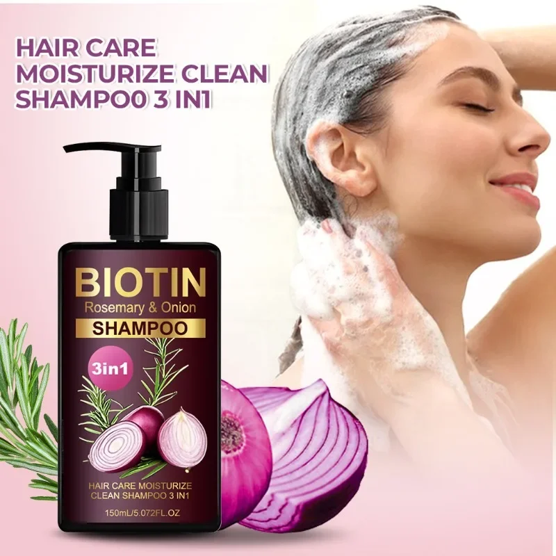 Hair Care Natural Ingredients - 150 мл шампунь BIOTIN с розмарином