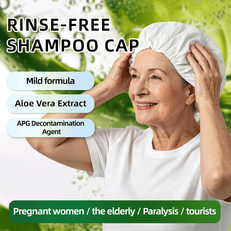 Hair Care Products - Одноразовая шапочка-шампунь без воды с алоэ