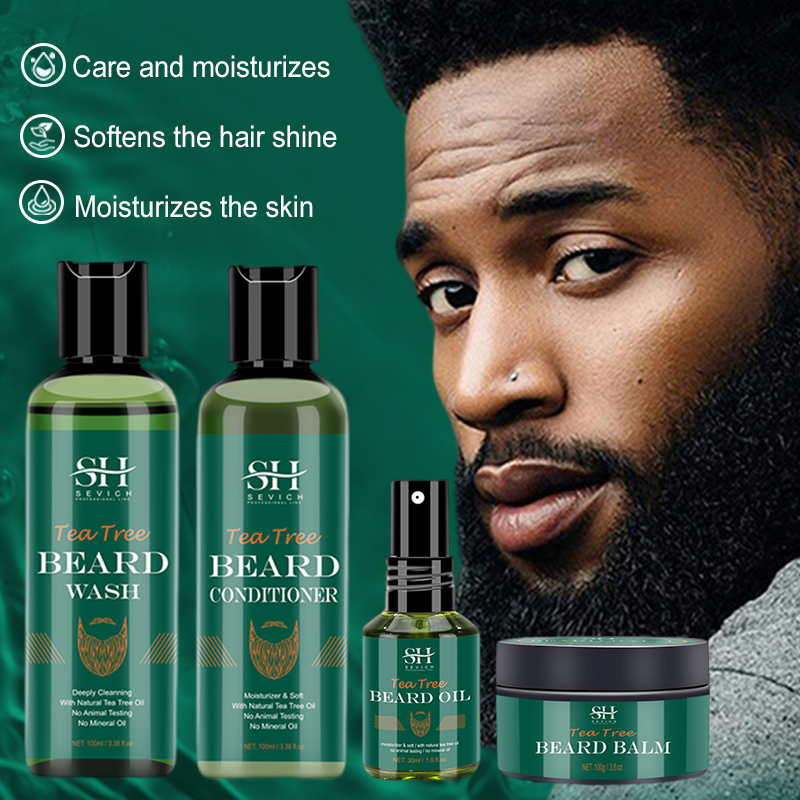 Hair Care Organic - Набор масел для бороды чайного дерева