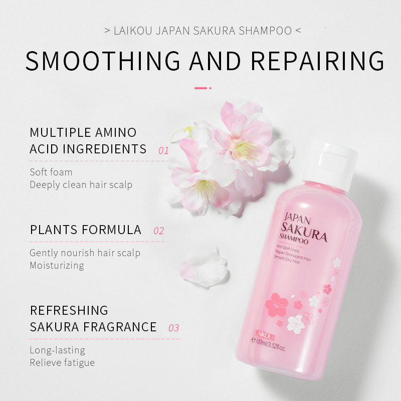 LAIKOU Japan Sakura Шампунь дл – обзор и цена Hair Care Korean Products